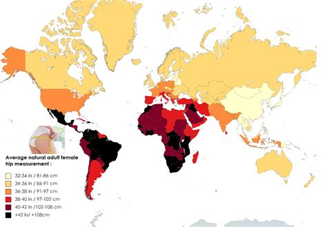 Womens butt sizes around the world revealed — these countries。